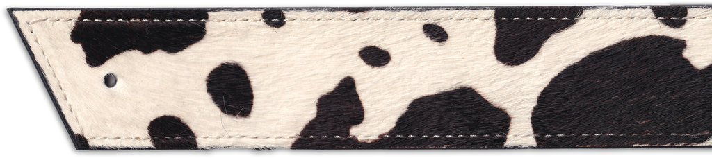 Ceinture Trophée Vache et Noir Litchi